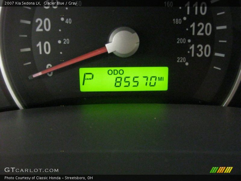 Glacier Blue / Gray 2007 Kia Sedona LX