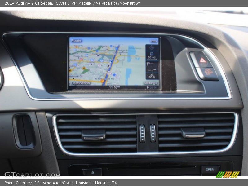 Cuvee Silver Metallic / Velvet Beige/Moor Brown 2014 Audi A4 2.0T Sedan