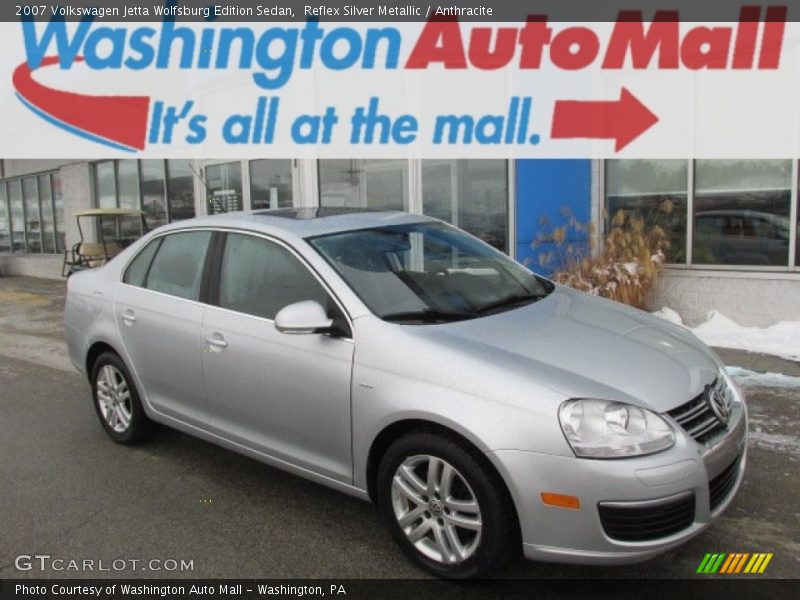 Reflex Silver Metallic / Anthracite 2007 Volkswagen Jetta Wolfsburg Edition Sedan