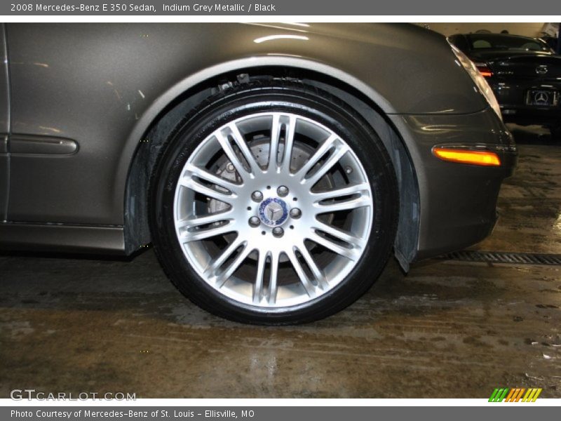 Indium Grey Metallic / Black 2008 Mercedes-Benz E 350 Sedan