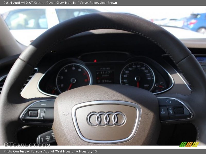 Cuvee Silver Metallic / Velvet Beige/Moor Brown 2014 Audi A4 2.0T Sedan