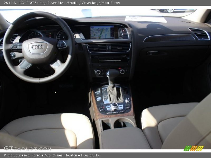 Cuvee Silver Metallic / Velvet Beige/Moor Brown 2014 Audi A4 2.0T Sedan