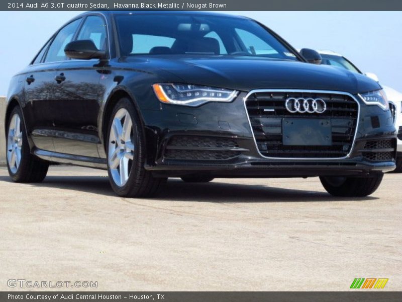 Havanna Black Metallic / Nougat Brown 2014 Audi A6 3.0T quattro Sedan