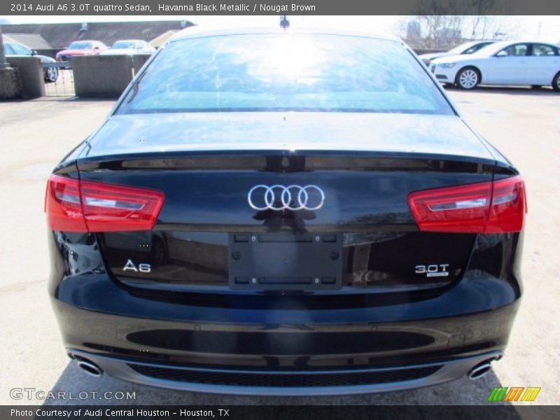 Havanna Black Metallic / Nougat Brown 2014 Audi A6 3.0T quattro Sedan