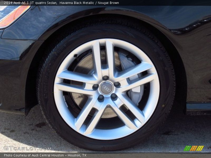 Havanna Black Metallic / Nougat Brown 2014 Audi A6 3.0T quattro Sedan