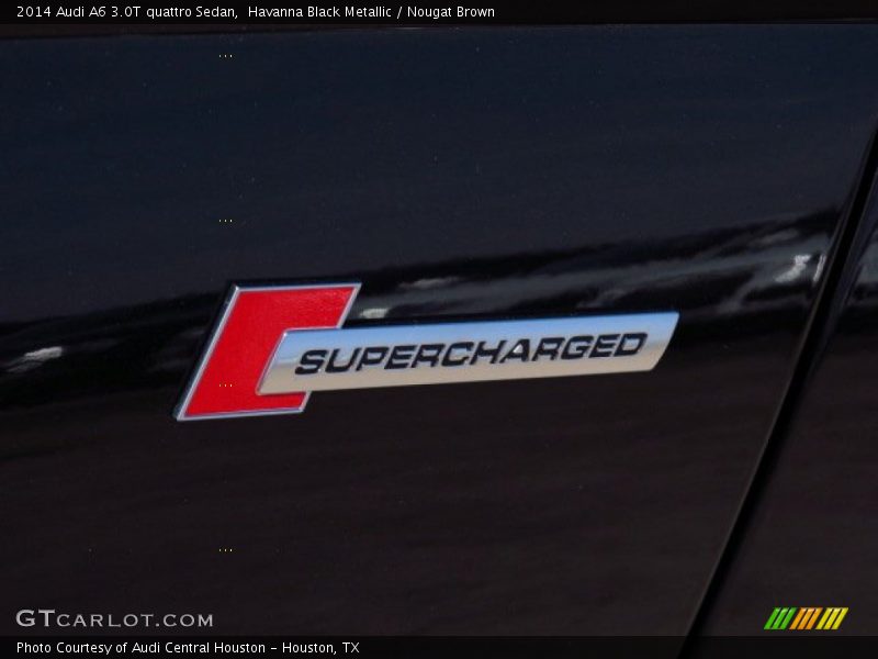 Havanna Black Metallic / Nougat Brown 2014 Audi A6 3.0T quattro Sedan