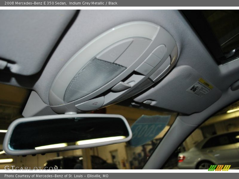 Indium Grey Metallic / Black 2008 Mercedes-Benz E 350 Sedan