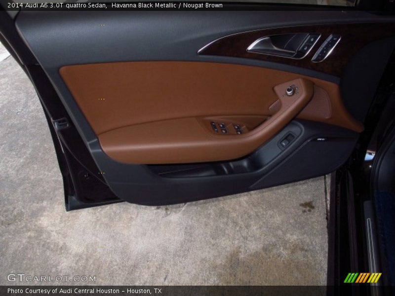 Havanna Black Metallic / Nougat Brown 2014 Audi A6 3.0T quattro Sedan
