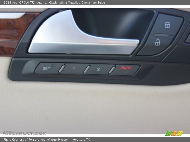 Glacier White Metallic / Cardamom Beige 2014 Audi Q7 3.0 TFSI quattro