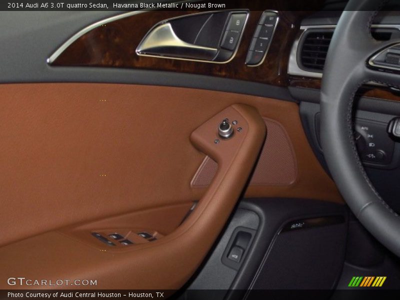 Havanna Black Metallic / Nougat Brown 2014 Audi A6 3.0T quattro Sedan