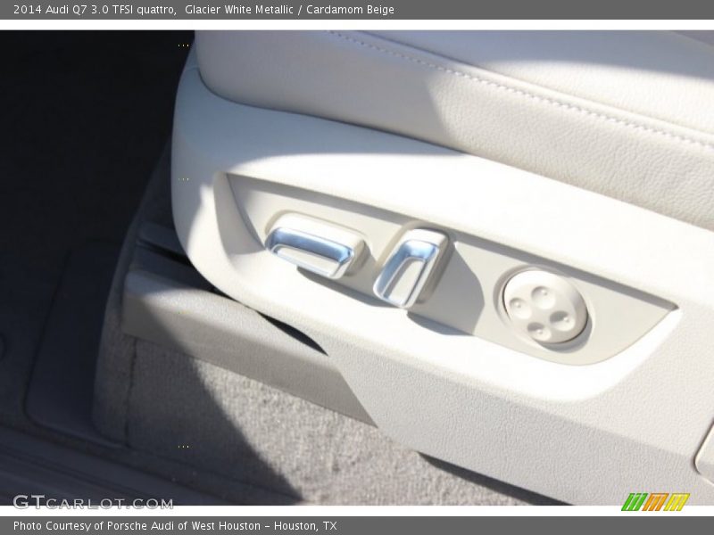 Glacier White Metallic / Cardamom Beige 2014 Audi Q7 3.0 TFSI quattro