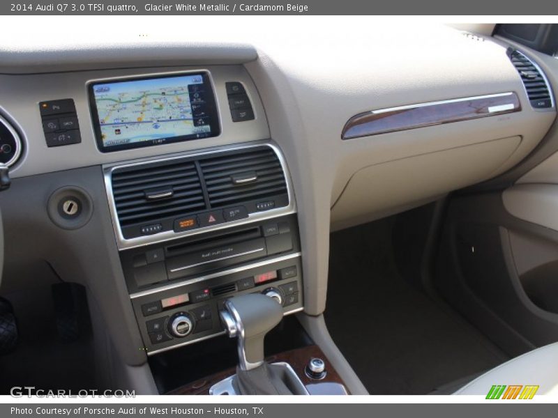 Glacier White Metallic / Cardamom Beige 2014 Audi Q7 3.0 TFSI quattro