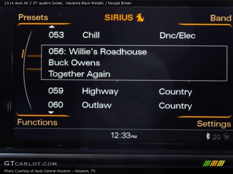 Havanna Black Metallic / Nougat Brown 2014 Audi A6 3.0T quattro Sedan