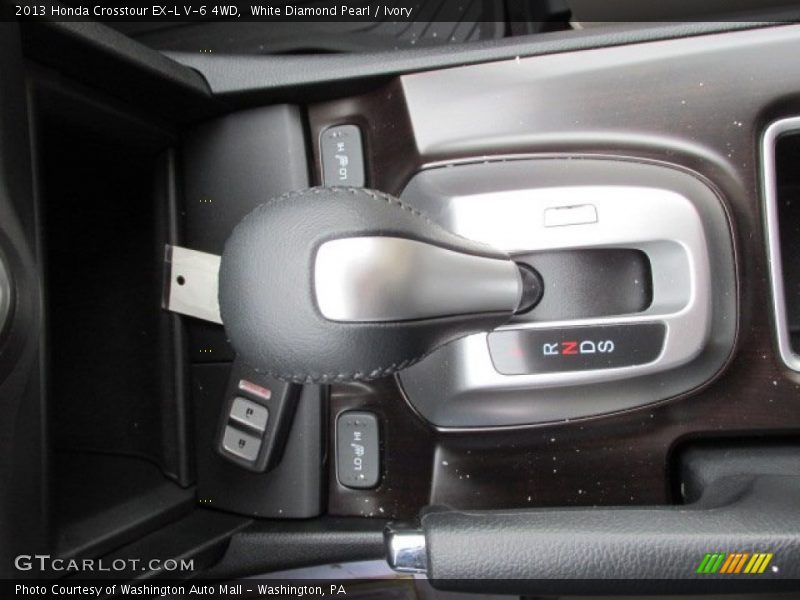 White Diamond Pearl / Ivory 2013 Honda Crosstour EX-L V-6 4WD