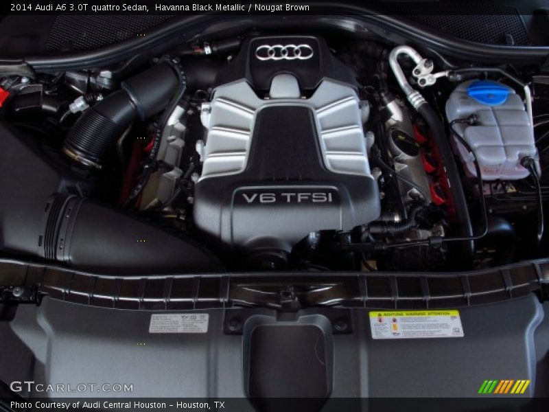 Havanna Black Metallic / Nougat Brown 2014 Audi A6 3.0T quattro Sedan