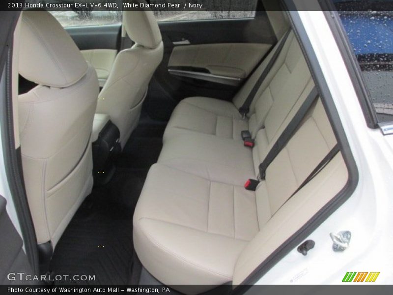 White Diamond Pearl / Ivory 2013 Honda Crosstour EX-L V-6 4WD