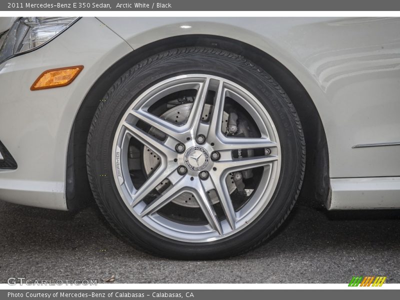 Arctic White / Black 2011 Mercedes-Benz E 350 Sedan