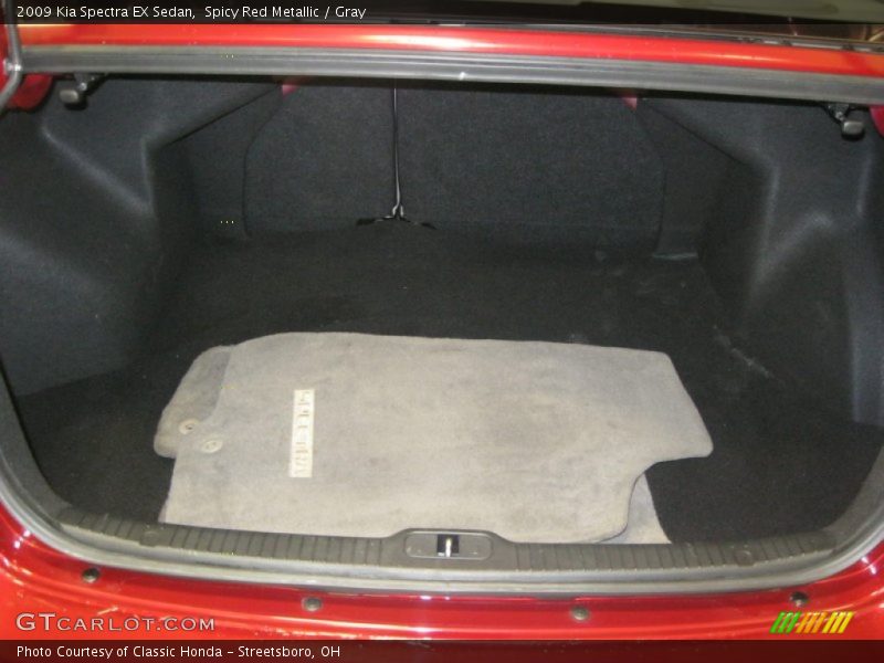Spicy Red Metallic / Gray 2009 Kia Spectra EX Sedan