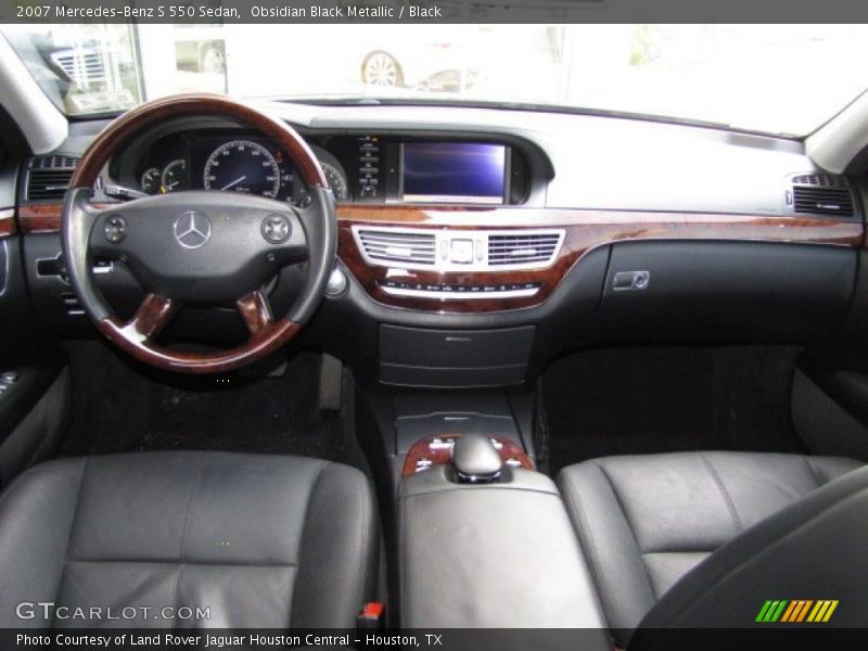 Obsidian Black Metallic / Black 2007 Mercedes-Benz S 550 Sedan