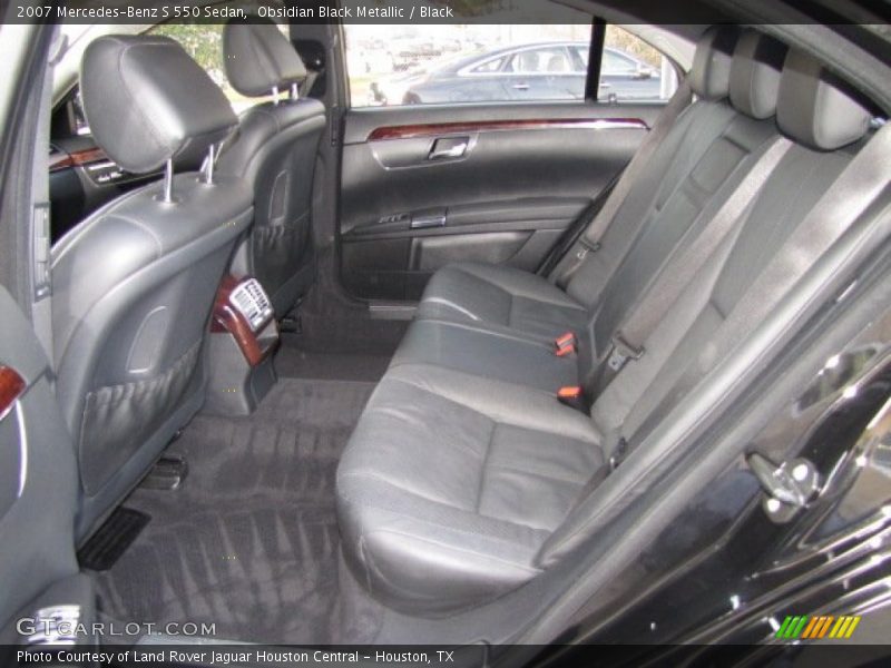 Obsidian Black Metallic / Black 2007 Mercedes-Benz S 550 Sedan