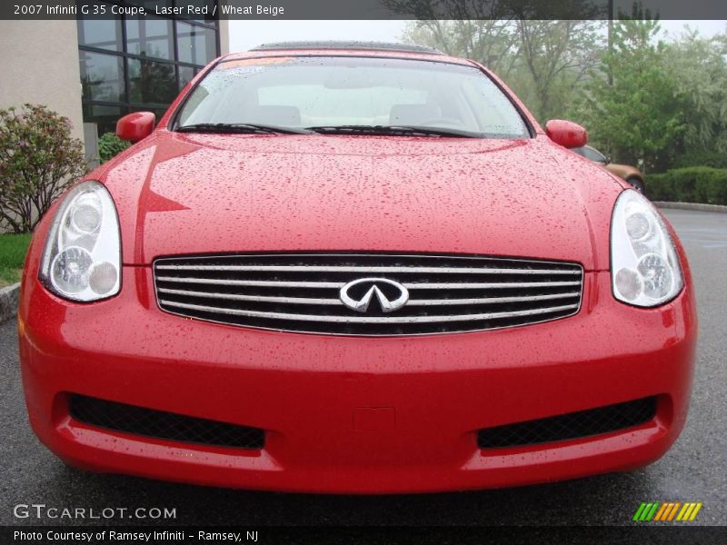 Laser Red / Wheat Beige 2007 Infiniti G 35 Coupe