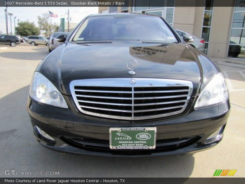 Obsidian Black Metallic / Black 2007 Mercedes-Benz S 550 Sedan