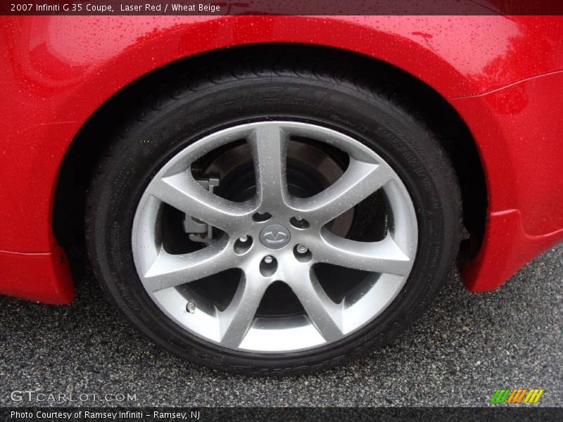 Laser Red / Wheat Beige 2007 Infiniti G 35 Coupe