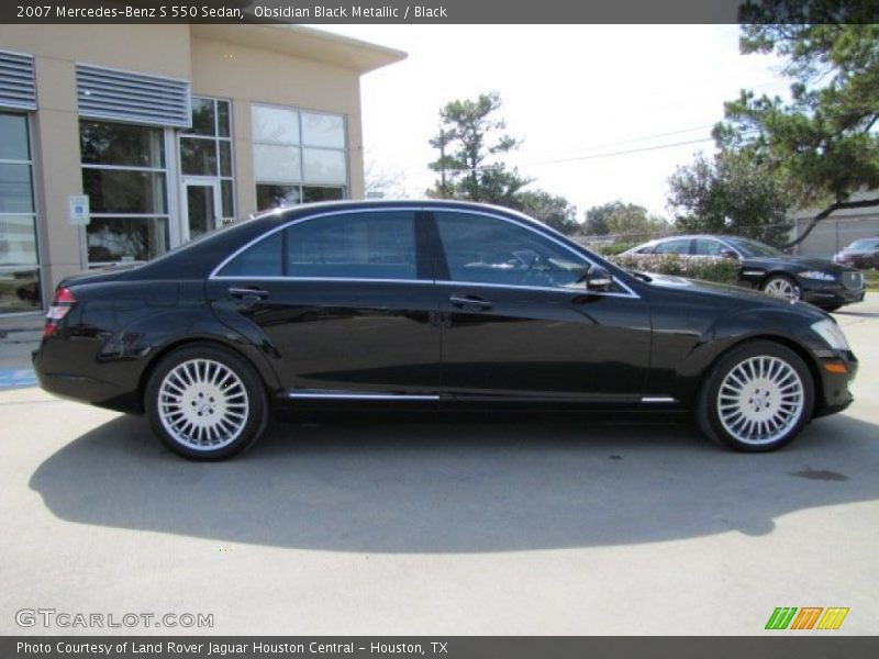 Obsidian Black Metallic / Black 2007 Mercedes-Benz S 550 Sedan