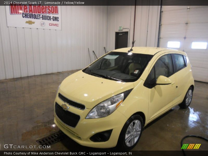 Lemonade / Yellow/Yellow 2014 Chevrolet Spark LT