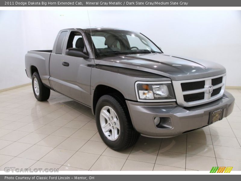 Mineral Gray Metallic / Dark Slate Gray/Medium Slate Gray 2011 Dodge Dakota Big Horn Extended Cab