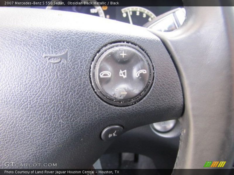 Obsidian Black Metallic / Black 2007 Mercedes-Benz S 550 Sedan