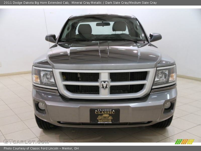 Mineral Gray Metallic / Dark Slate Gray/Medium Slate Gray 2011 Dodge Dakota Big Horn Extended Cab