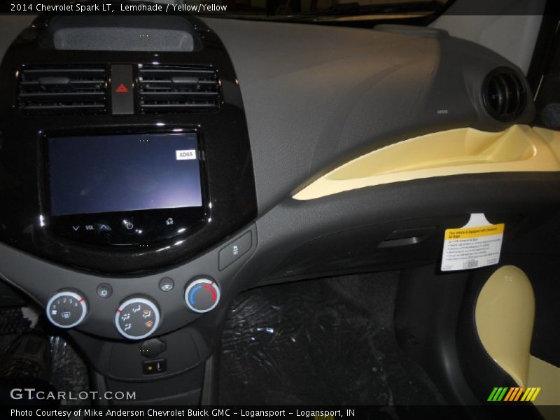 Lemonade / Yellow/Yellow 2014 Chevrolet Spark LT