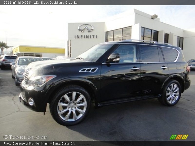 Black Obsidian / Graphite 2012 Infiniti QX 56 4WD