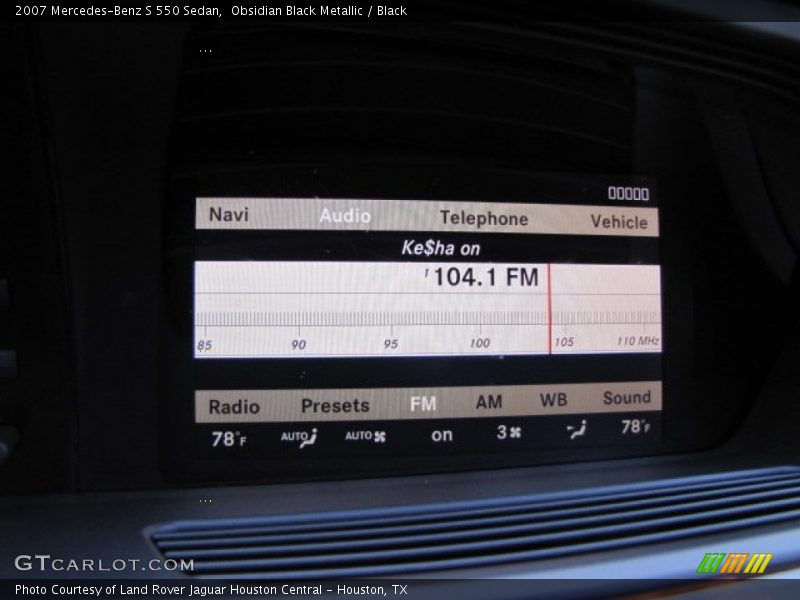 Obsidian Black Metallic / Black 2007 Mercedes-Benz S 550 Sedan