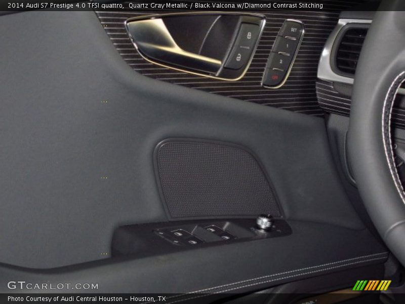 Quartz Gray Metallic / Black Valcona w/Diamond Contrast Stitching 2014 Audi S7 Prestige 4.0 TFSI quattro
