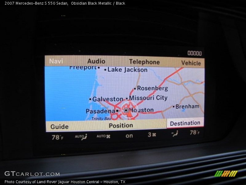 Obsidian Black Metallic / Black 2007 Mercedes-Benz S 550 Sedan