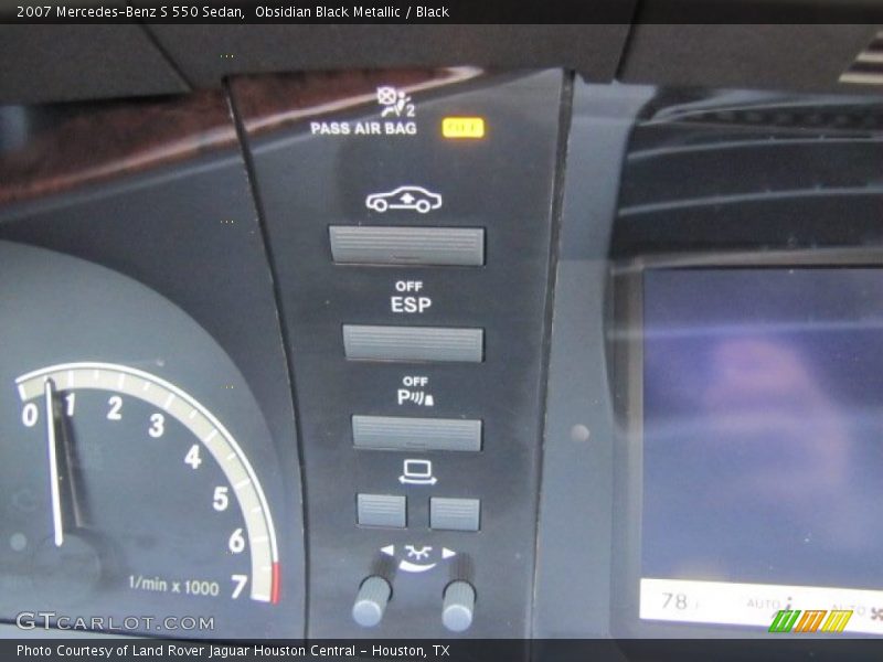 Obsidian Black Metallic / Black 2007 Mercedes-Benz S 550 Sedan