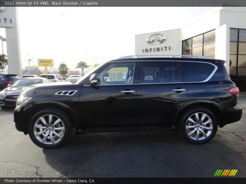 Black Obsidian / Graphite 2012 Infiniti QX 56 4WD