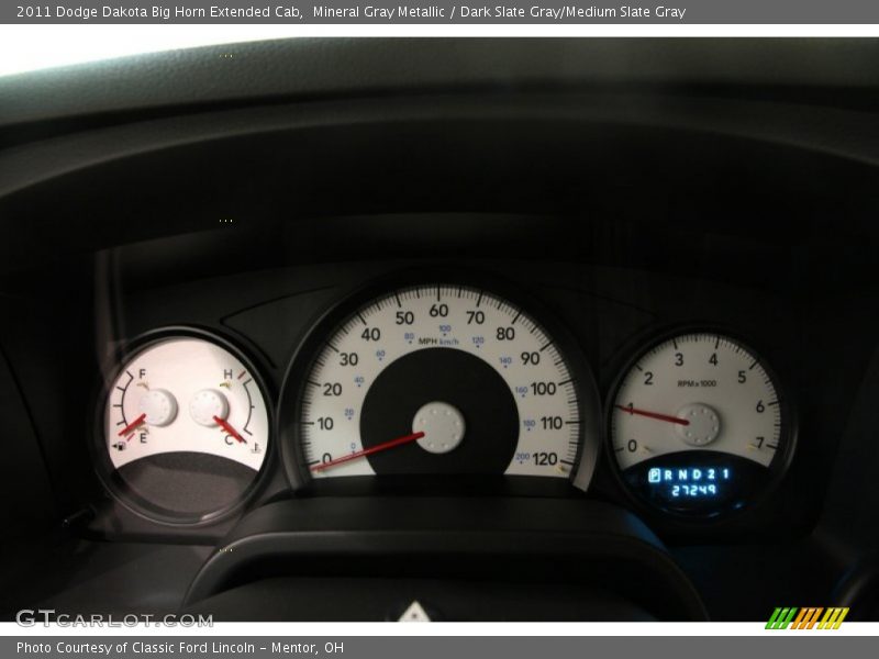 2011 Dakota Big Horn Extended Cab Big Horn Extended Cab Gauges