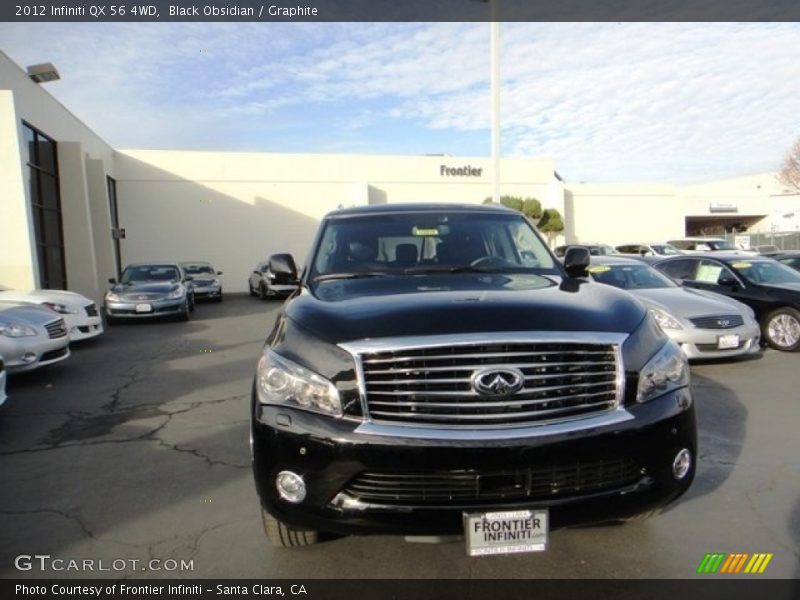 Black Obsidian / Graphite 2012 Infiniti QX 56 4WD