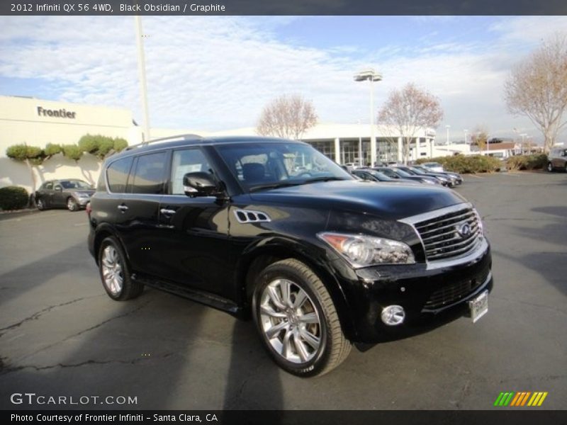 Black Obsidian / Graphite 2012 Infiniti QX 56 4WD