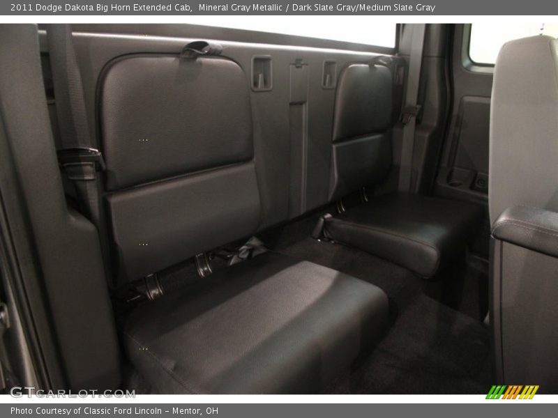 Rear Seat of 2011 Dakota Big Horn Extended Cab