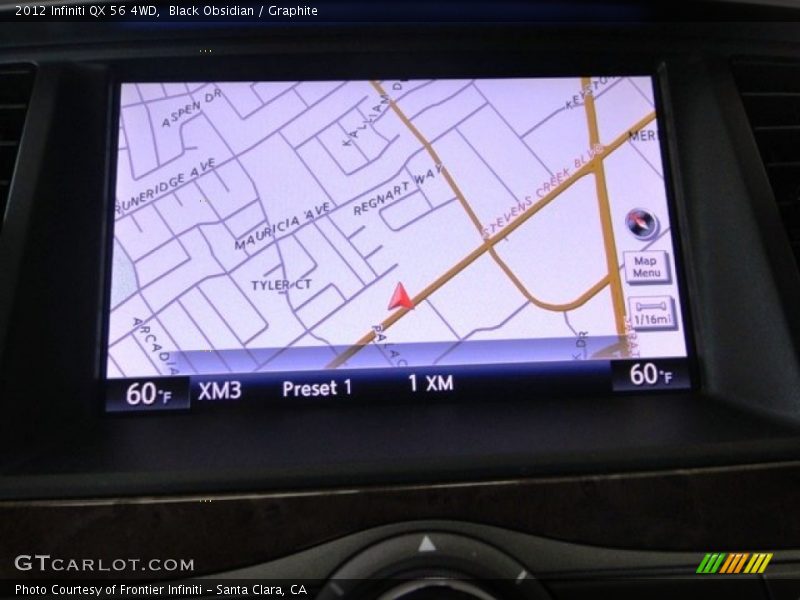Black Obsidian / Graphite 2012 Infiniti QX 56 4WD