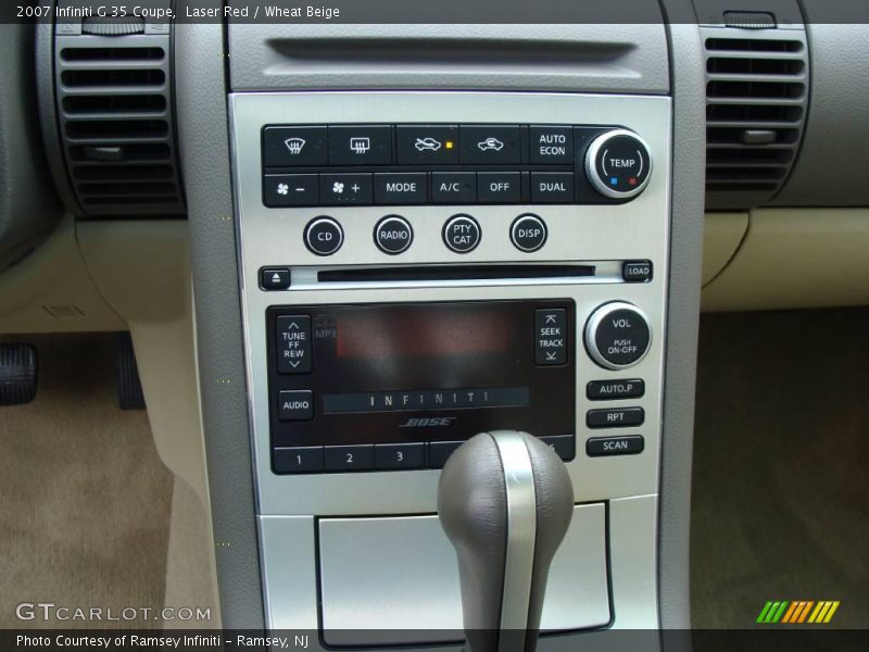 Laser Red / Wheat Beige 2007 Infiniti G 35 Coupe