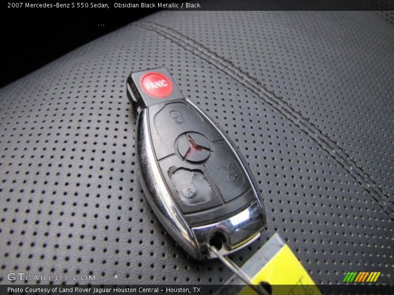 Obsidian Black Metallic / Black 2007 Mercedes-Benz S 550 Sedan