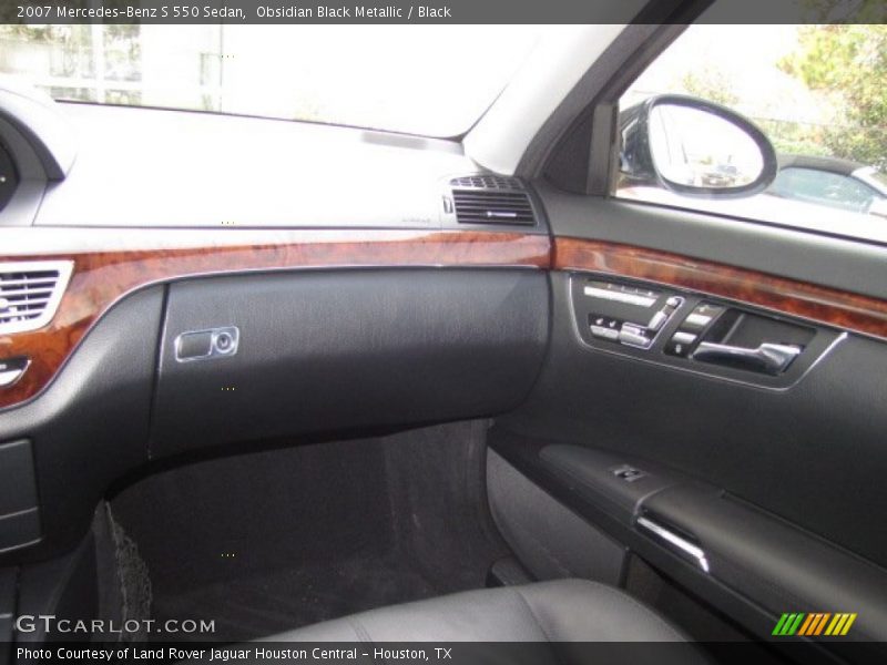 Obsidian Black Metallic / Black 2007 Mercedes-Benz S 550 Sedan