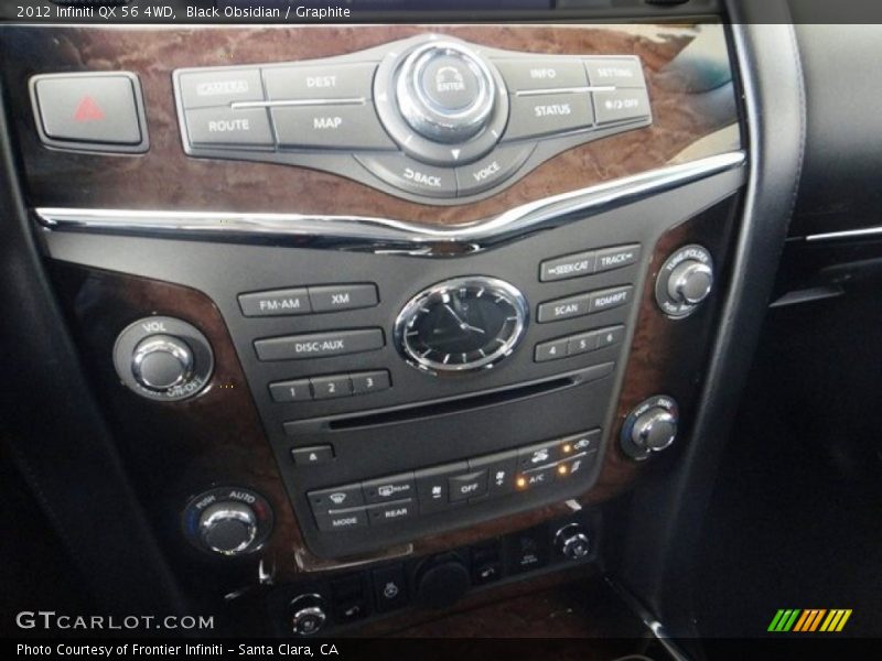 Controls of 2012 QX 56 4WD