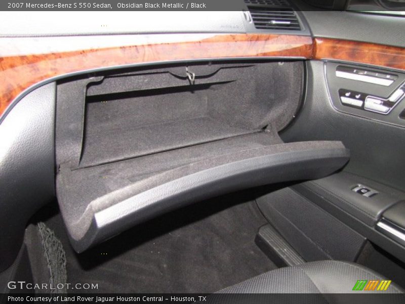 Obsidian Black Metallic / Black 2007 Mercedes-Benz S 550 Sedan