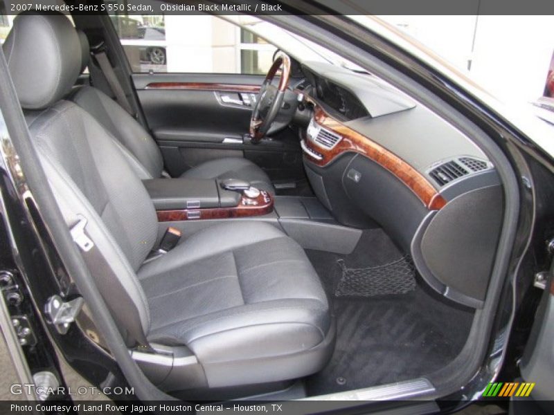 Obsidian Black Metallic / Black 2007 Mercedes-Benz S 550 Sedan
